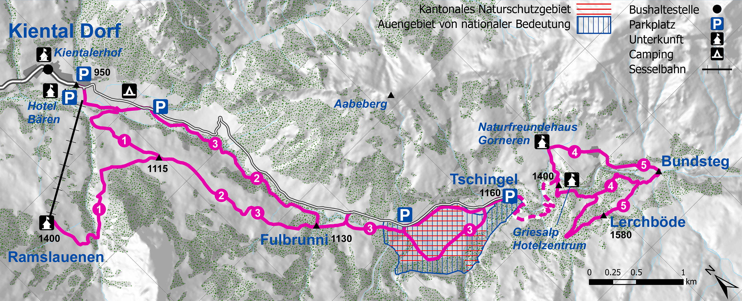 Tageswanderungen Griesalp